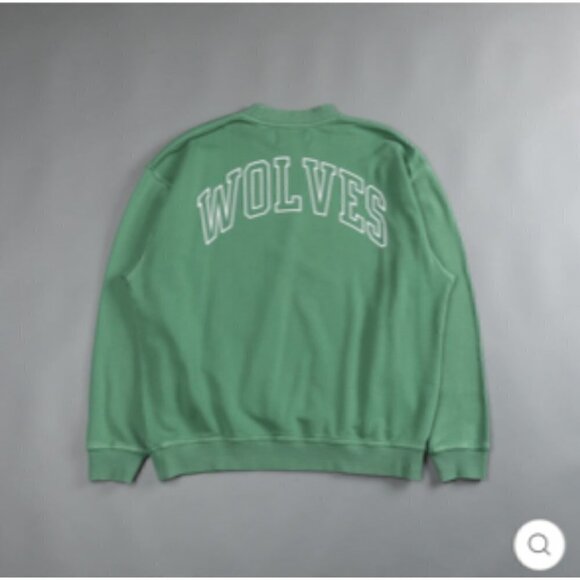 Darc Sport Men’s Native Wolf London Crewneck Lush Green NWT wolves gym - Picture 2 of 2